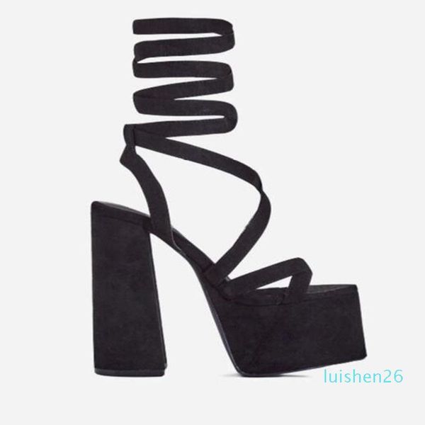 lace-up chunky heels sandal open toe platform thick heels woman shoes pink black strappy runway dress sandal l62
lace-up chunky heels sandal open toe platform thick heels woman shoes pink black strappy runway dress sandal l62