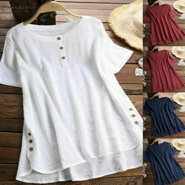 women summer short sleeve blouse woman ladies cotton linen blouse female casual shirts blusa crew neck feminina plus size s 5xl, White
women summer short sleeve blouse woman ladies cotton linen blouse female casual shirts blusa crew neck feminina plus size s 5xl, White