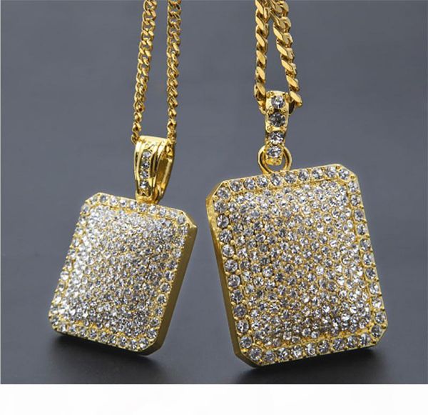 men's hip hop iced out gold siver plated dog tag pendant bling bling 3mm 5mm 24" 27" cuba link chain necklace fashion costume, Silver
men's hip hop iced out gold siver plated dog tag pendant bling bling 3mm 5mm 24" 27" cuba link chain necklace fashion costume, Silver