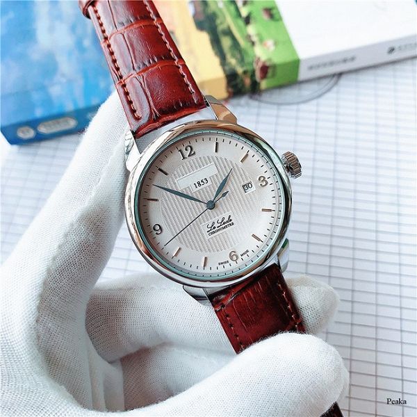2020 new luxury mens watches 41mm automatic mechanical watch designer watches ts 1853 brand steel leather strap optional, Slivery;brown
2020 new luxury mens watches 41mm automatic mechanical watch designer watches ts 1853 brand steel leather strap optional, Slivery;brown