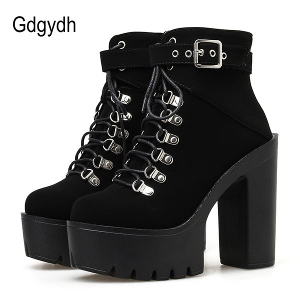 gdgydh lace up women boots platform buckle boot winter shoes thick heel autmn boots with zipper ankle strap black suede gothic
gdgydh lace up women boots platform buckle boot winter shoes thick heel autmn boots with zipper ankle strap black suede gothic