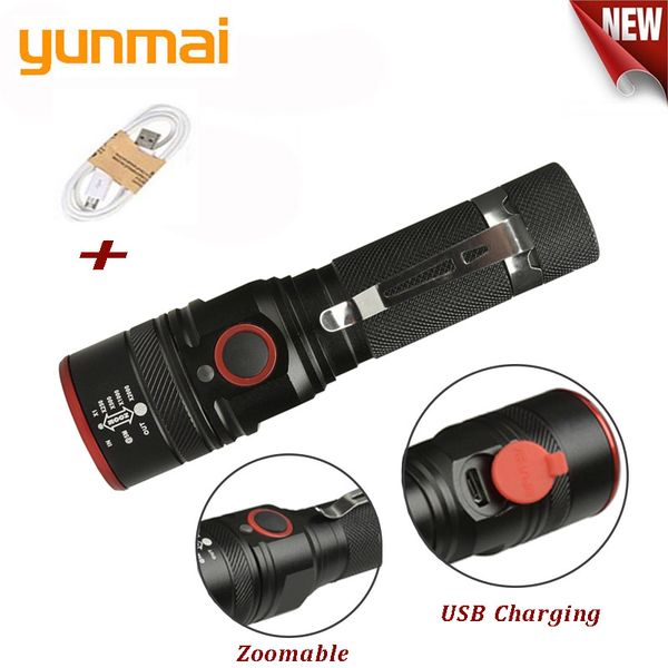 new usb rechargeable t6 led flash light zoomable 3 modes torch for 18650 with usb cable camping fishing running
new usb rechargeable t6 led flash light zoomable 3 modes torch for 18650 with usb cable camping fishing running