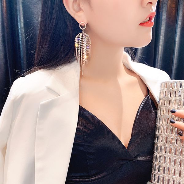 silver needle euramerican set full diamond earrings female korean style nightclub style long tassel earrings by029 drop female earrings, Golden
silver needle euramerican set full diamond earrings female korean style nightclub style long tassel earrings by029 drop female earrings, Golden