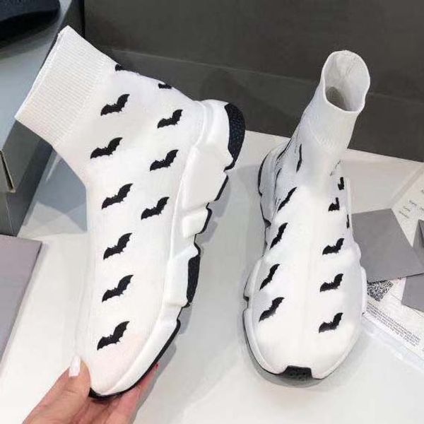 2020new high stretch knit paris trainer casual sock shoes flat bottom breathe luxury designer mens womens fashion sneakers cs08, Black
2020new high stretch knit paris trainer casual sock shoes flat bottom breathe luxury designer mens womens fashion sneakers cs08, Black