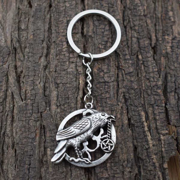скандинавской raven crow pentagram брелок викка язычество животных брелоков amulet, Silver
скандинавской raven crow pentagram брелок викка язычество животных брелоков amulet, Silver