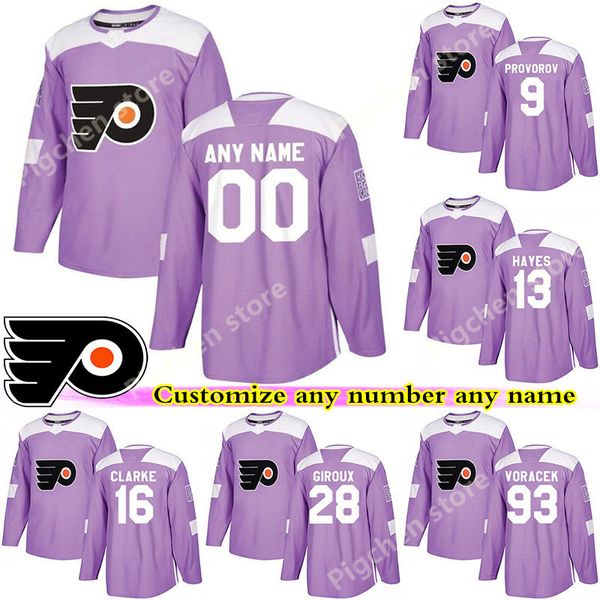 custom philadelphia flyers purple fights cancer jerseys 00 gritty 79 carter hart giroux lindros custom any number any name hockey jersey, Black;red
custom philadelphia flyers purple fights cancer jerseys 00 gritty 79 carter hart giroux lindros custom any number any name hockey jersey, Black;red
