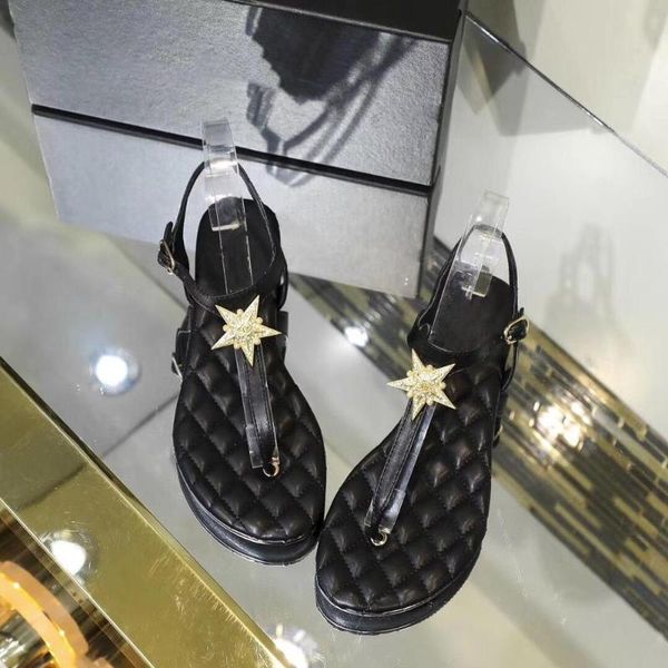 women leather sandals ankle-strap women sandals star metal decora flats zapatos de mujer cross-toed flats, Black
women leather sandals ankle-strap women sandals star metal decora flats zapatos de mujer cross-toed flats, Black
