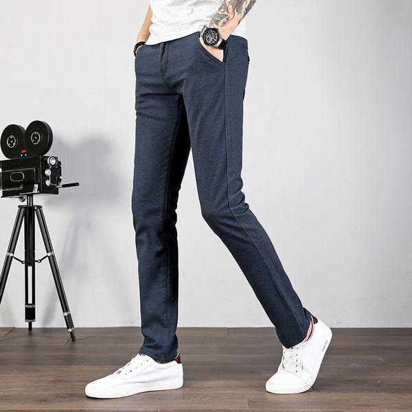2020 spring summer new men's casual pants business fashion solid color straight cotton trousers male brand, Black
2020 spring summer new men's casual pants business fashion solid color straight cotton trousers male brand, Black