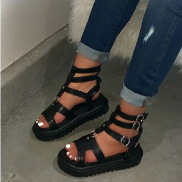 лето женщины гладиатор сандалии черный клинья open toe женская обувь sexy пряжка ремешка платформы пляж сандалии sapato feminino, Black
лето женщины гладиатор сандалии черный клинья open toe женская обувь sexy пряжка ремешка платформы пляж сандалии sapato feminino, Black