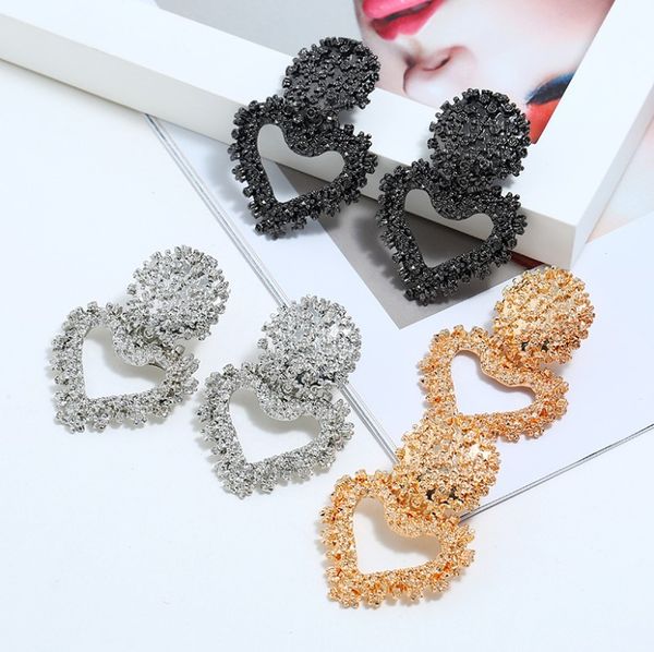 big vintage earrings for women color golden geometric earrings 2020 metal earing hanging trend jewelry, Silver
big vintage earrings for women color golden geometric earrings 2020 metal earing hanging trend jewelry, Silver