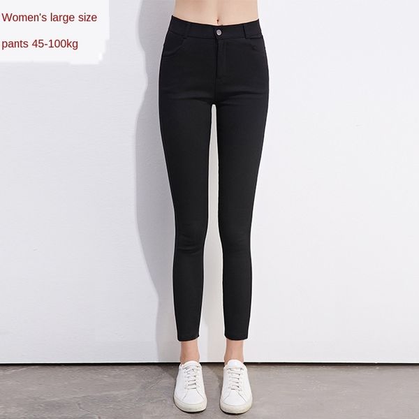 autumn and winter slim single pencil button button with zipper women's stretch pencil pants with velvet large size women's pants, Black
autumn and winter slim single pencil button button with zipper women's stretch pencil pants with velvet large size women's pants, Black