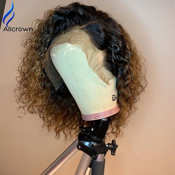 alicrown lace front human hair wigs braznilia curly hair 150 density 13*6 lace wigs ombre 1b/27 pre-plucked wigs with baby hair, Black
alicrown lace front human hair wigs braznilia curly hair 150 density 13*6 lace wigs ombre 1b/27 pre-plucked wigs with baby hair, Black