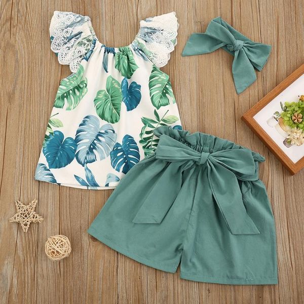 baby girls off shoulder lace shorts headband set 3pcs infant toddler outfits green leaf printed summer kids clothes 2020, White
baby girls off shoulder lace shorts headband set 3pcs infant toddler outfits green leaf printed summer kids clothes 2020, White