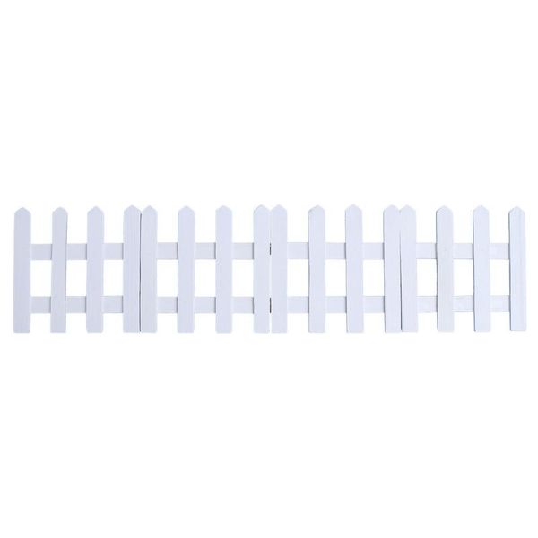 1.2m decoractive wooden picket fence miniature home garden christmas xmas tree wedding party decoration (white
1.2m decoractive wooden picket fence miniature home garden christmas xmas tree wedding party decoration (white