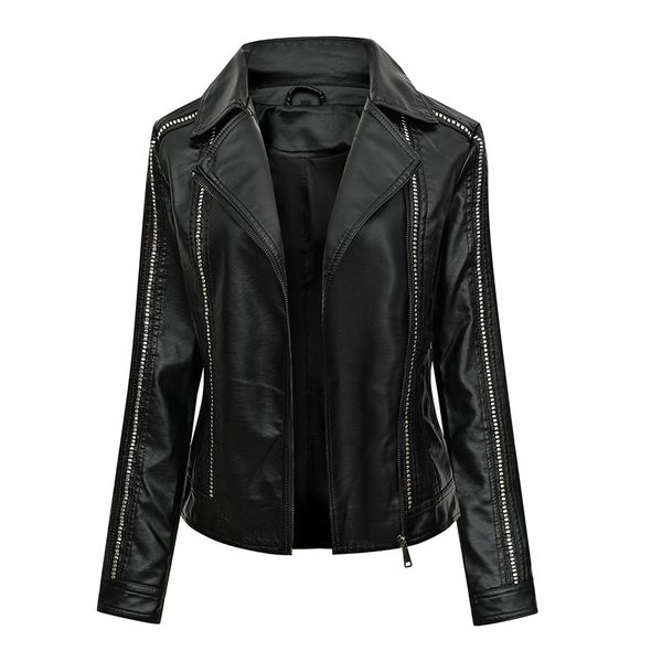 autumn and winter new loose pu faux leather jacket ladies classic black moto biker jacket lady basic coat plus size outerwear
autumn and winter new loose pu faux leather jacket ladies classic black moto biker jacket lady basic coat plus size outerwear