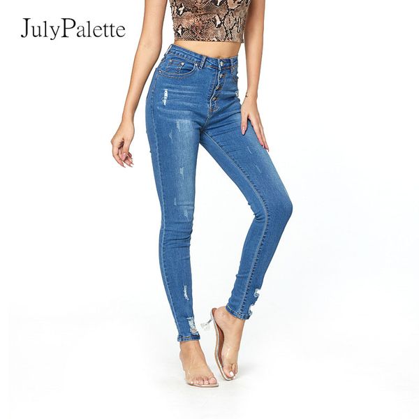 julypalette high waist jeans for women's button pocket elasticity denim trousers 2020 new autumn solid slim female casual pants, Black;white
julypalette high waist jeans for women's button pocket elasticity denim trousers 2020 new autumn solid slim female casual pants, Black;white