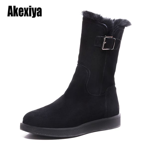 2020 ins women ankle boots faux fur thick snow boots ankle for women winter warm shoes u533, Black
2020 ins women ankle boots faux fur thick snow boots ankle for women winter warm shoes u533, Black