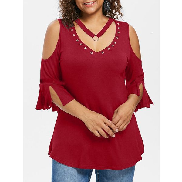 fashion women blouses solid shirt flare short sleeve v neck rivet shirts women blouse women tunic plus size blusas femininas, White
fashion women blouses solid shirt flare short sleeve v neck rivet shirts women blouse women tunic plus size blusas femininas, White