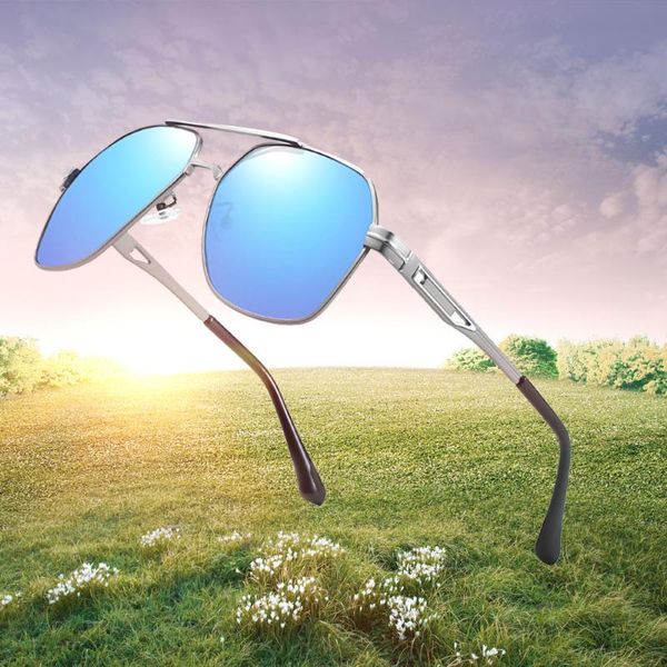 klbs brand men aluminum sunglasses 2020 new polarized uv400 mirror male sun glasses women for men 7735, White;black
klbs brand men aluminum sunglasses 2020 new polarized uv400 mirror male sun glasses women for men 7735, White;black