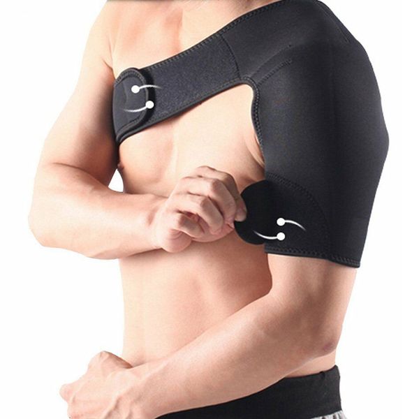 adjustable shoulder support brace strap sports gym compression neoprene strap for reducing sporting injuries back support, Black;blue
adjustable shoulder support brace strap sports gym compression neoprene strap for reducing sporting injuries back support, Black;blue