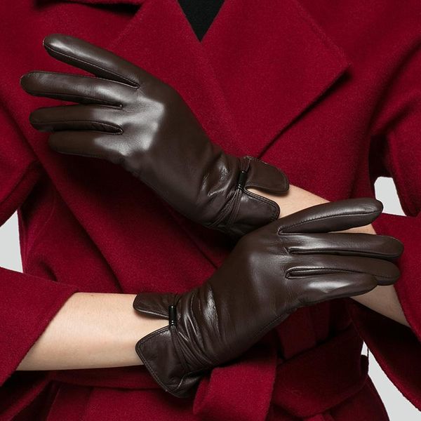 real leather gloves female autumn winter plus velvet touchscreen new woman' goatskin leather gloves warm fashion k83, Blue;gray
real leather gloves female autumn winter plus velvet touchscreen new woman' goatskin leather gloves warm fashion k83, Blue;gray