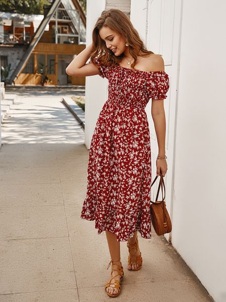 boho floral print dress strapless slash neck short sleeve dresses women vestidos off shoulder beach summer midi dress mujer
boho floral print dress strapless slash neck short sleeve dresses women vestidos off shoulder beach summer midi dress mujer