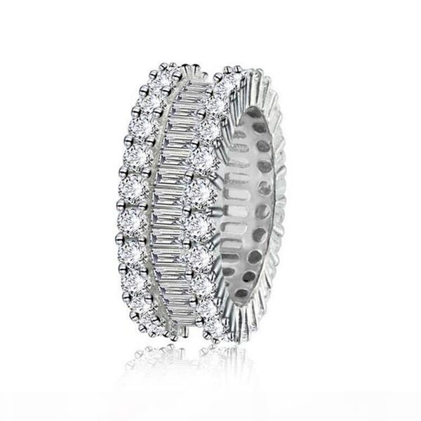 e 2019 new arrival luxury jewelry 925 sterling silver full princess cut white z cz diamond promise wedding bridal ring for women gi, Slivery;golden
e 2019 new arrival luxury jewelry 925 sterling silver full princess cut white z cz diamond promise wedding bridal ring for women gi, Slivery;golden
