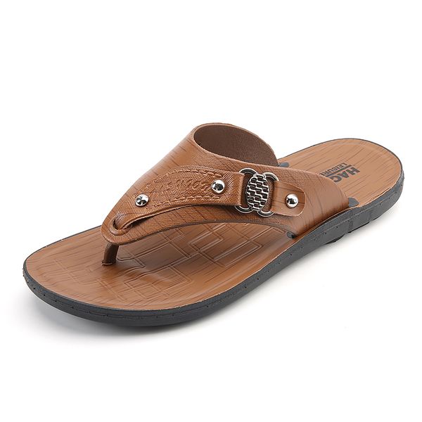 new summer men slippers fashion beach sandals comfort leather men casual shoes non-slip flip flops t-strap open toe slippers hot, Black
new summer men slippers fashion beach sandals comfort leather men casual shoes non-slip flip flops t-strap open toe slippers hot, Black