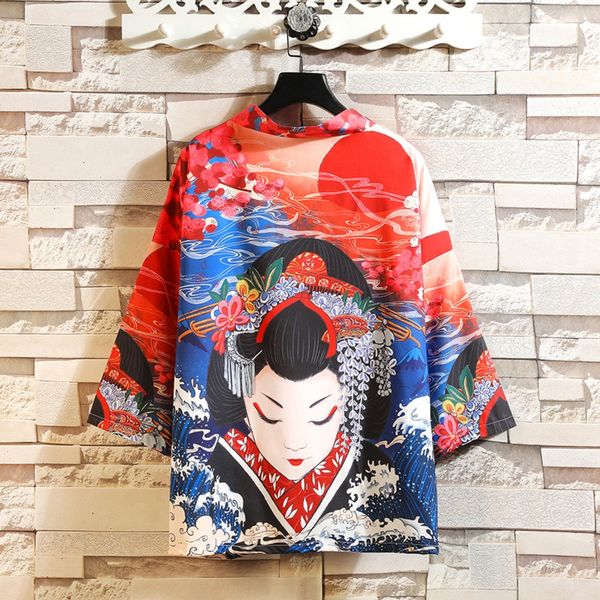 jtpas moyi moyi 2020 white wall hanging scostume national costume summer new mid-sleeve kimono cherry blossom shirt trendy men's nation, Tan;black
jtpas moyi moyi 2020 white wall hanging scostume national costume summer new mid-sleeve kimono cherry blossom shirt trendy men's nation, Tan;black