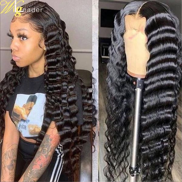 wigleader water wave glueless lace front wigs preplucked 150% deep parting 13x6 human hair wigs with baby hair black curly wigs
wigleader water wave glueless lace front wigs preplucked 150% deep parting 13x6 human hair wigs with baby hair black curly wigs