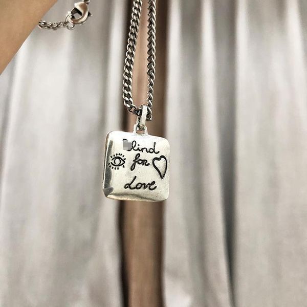 double g ancient method, old craftsmanship, trendy necklace, new net celebrity with popular square brand pendant, big brand high version 007, Silver
double g ancient method, old craftsmanship, trendy necklace, new net celebrity with popular square brand pendant, big brand high version 007, Silver