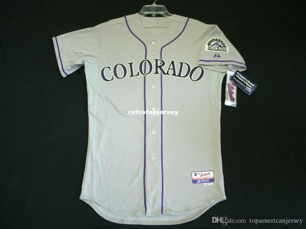 majestic colorado blank cool base on field jersey mens stitched nice wholesale big and tall size xs-6xl baseball jerseys, Gray
majestic colorado blank cool base on field jersey mens stitched nice wholesale big and tall size xs-6xl baseball jerseys, Gray