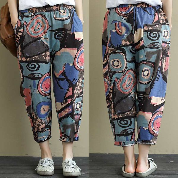 zanzea 2020 women's printed trousers casual harem pants elegant autumn elastic waist long pantalon female linen turnip oversized, Black;white
zanzea 2020 women's printed trousers casual harem pants elegant autumn elastic waist long pantalon female linen turnip oversized, Black;white
