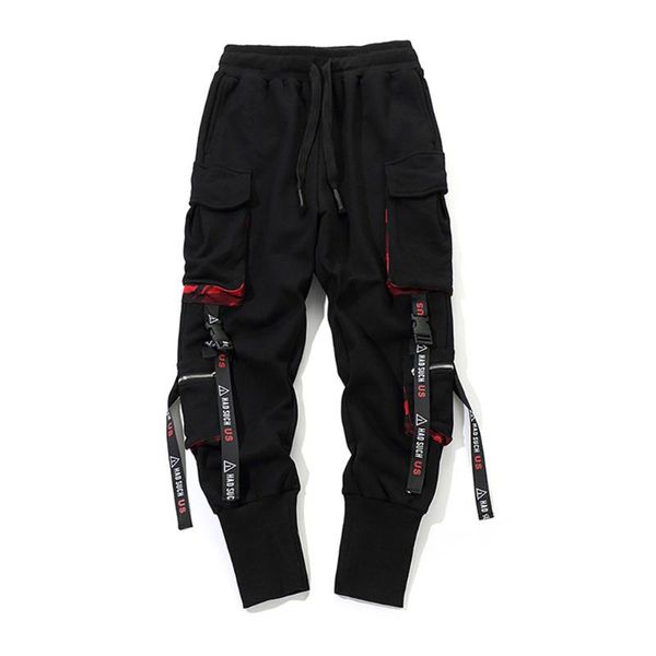 new arrival men work combat cargo pants with pockets buckle straps techwear trousers, Black
new arrival men work combat cargo pants with pockets buckle straps techwear trousers, Black