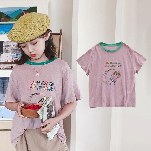 7bgi5 2020 summer t-shirt clothing clothing korean style girl's t-shirt new medium and large children's fashionable children, Blue
7bgi5 2020 summer t-shirt clothing clothing korean style girl's t-shirt new medium and large children's fashionable children, Blue