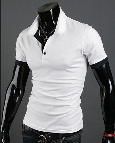 new mens clothing long sleeve male polos shirts casual polos shirts fashion slim solid shirt men, White;black
new mens clothing long sleeve male polos shirts casual polos shirts fashion slim solid shirt men, White;black
