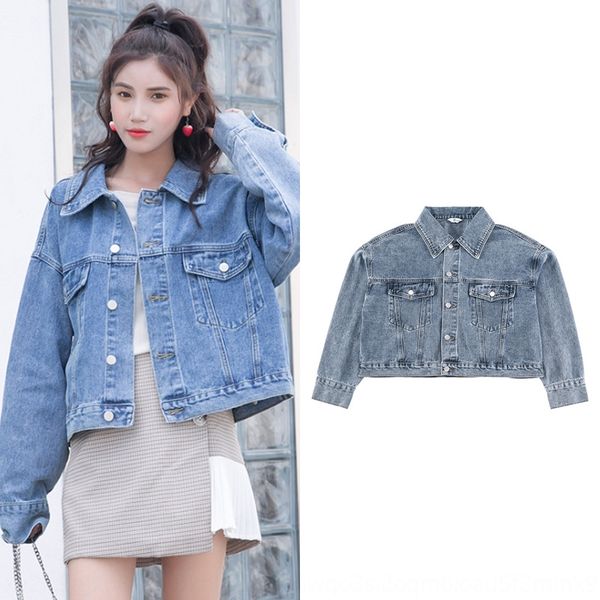 2020 new denim women's fashion coatcoat coat loose korean autumn bfstyle all-match student light color denim fashion, Black;brown
2020 new denim women's fashion coatcoat coat loose korean autumn bfstyle all-match student light color denim fashion, Black;brown