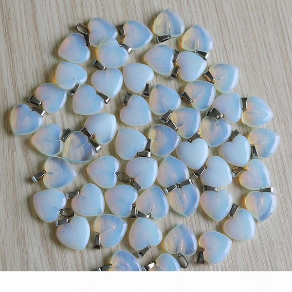 wholesale charms fashion natural opal stone love heart shape stone beads pendants 20mm for jewelry making pendant ing, Silver 
wholesale charms fashion natural opal stone love heart shape stone beads pendants 20mm for jewelry making pendant ing, Silver
