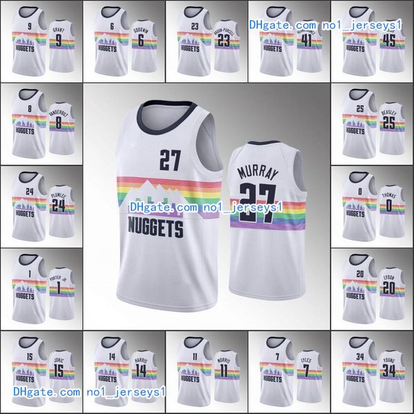 men denver nuggets nikola jokic michael porter jr. jamal murray will barton jerami grant nba white custom jersey, Black
men denver nuggets nikola jokic michael porter jr. jamal murray will barton jerami grant nba white custom jersey, Black