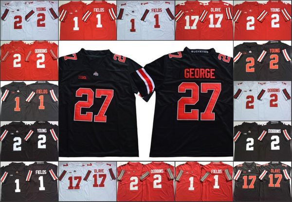 Ohio State Buckeyes Justin Fields 2 Chase Young 45 Archie Griffin 33 Master Teague III 17 Chris Olave 150TH fiesta bowl stitched Jersey
Ohio State Buckeyes Justin Fields 2 Chase Young 45 Archie Griffin 33 Master Teague III 17 Chris Olave 150TH fiesta bowl stitched Jersey