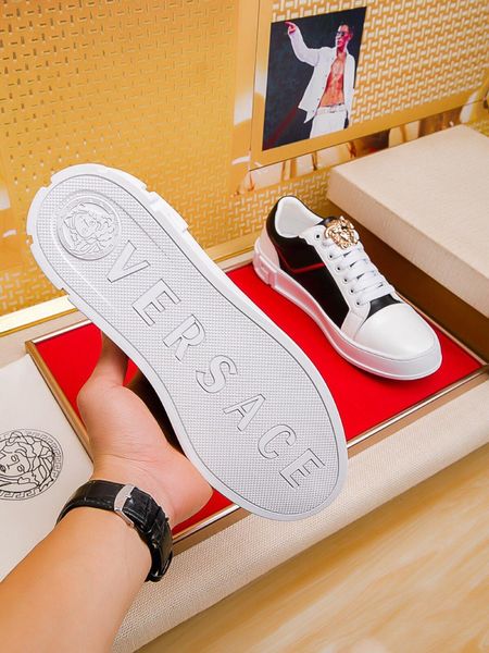 2019i leather low men's tide shoes, comfortable sports and leisure wild white shoes, original packaging shoe box delivery 38-44, Black
2019i leather low men's tide shoes, comfortable sports and leisure wild white shoes, original packaging shoe box delivery 38-44, Black