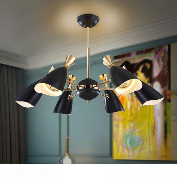 6 8 10 12 Heads Pendant Lights Nordic Ac 90-260v Metal Pendant Lamp Postmodernism Simple Originality Bedrooms Hanglamp