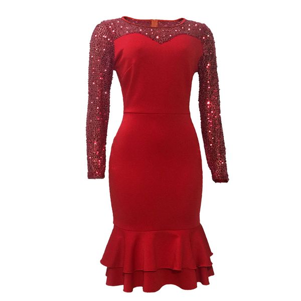 2019 red vestido ruffle sequin dress sukienka women long sleeve party dresses vestidos robe longue femme elbise kleding vrouwen
2019 red vestido ruffle sequin dress sukienka women long sleeve party dresses vestidos robe longue femme elbise kleding vrouwen