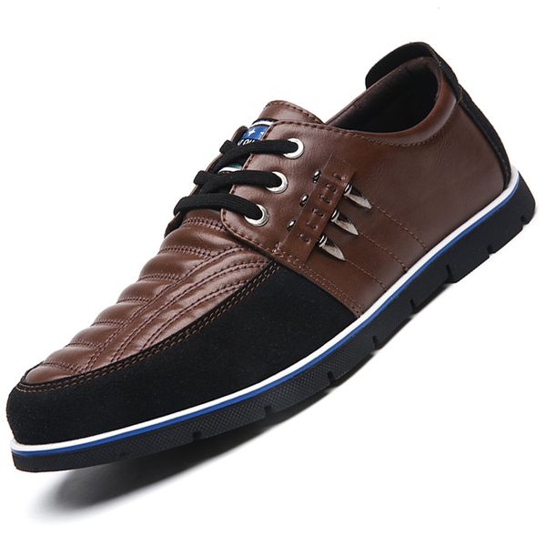 men's leather shoes luxury men's casual dress shoes driving business wear flat round toe breathable, Black
men's leather shoes luxury men's casual dress shoes driving business wear flat round toe breathable, Black
