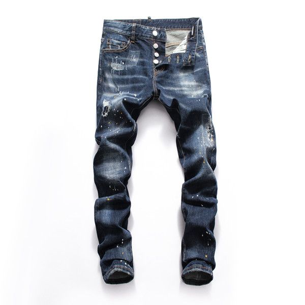 2020 european and american denim pants designed by fashion masters, available in a variety of colors, Blue
2020 european and american denim pants designed by fashion masters, available in a variety of colors, Blue