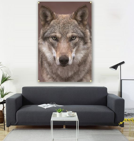 wolf king hang painting and flag, living room decoration 600d, 4 buttons, 100 * 150cm
wolf king hang painting and flag, living room decoration 600d, 4 buttons, 100 * 150cm