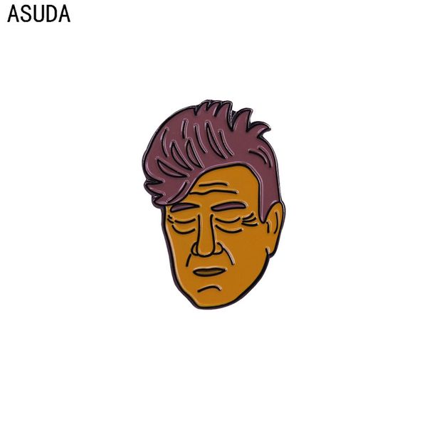 david lynch brooch and enamel pins men and women fashion jewelry gifts anime movie novel lapel badges, Gray
david lynch brooch and enamel pins men and women fashion jewelry gifts anime movie novel lapel badges, Gray