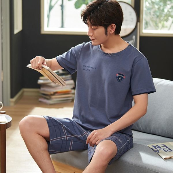 summer men's 6535 knitted shorts pajamas cotton fabric short-sleeved shorts pajamas home suit, Black;brown
summer men's 6535 knitted shorts pajamas cotton fabric short-sleeved shorts pajamas home suit, Black;brown