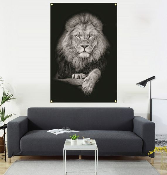 front lion with picture and flag, living room decoration, sofa background, interior decoration painting, 600d4 buckle, 100 * 150cm
front lion with picture and flag, living room decoration, sofa background, interior decoration painting, 600d4 buckle, 100 * 150cm