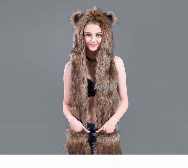 cartoon animal head hat gloves fur scarf hood hat multi function cap drop ship 010092, Blue;gray
cartoon animal head hat gloves fur scarf hood hat multi function cap drop ship 010092, Blue;gray